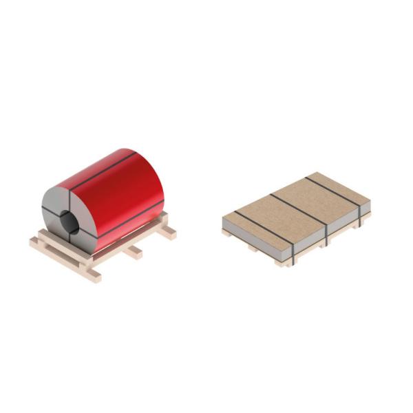 3003 H24 Pattern Color Pvdf Pre painted Aluminium Sheet For Gutter