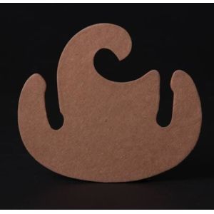 China Light Weight Cardboard Paper Material Eco Friendly Custom Cardboard Hangers wholesale