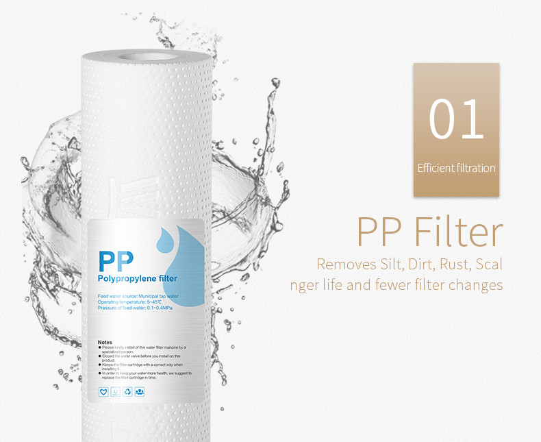 Reverse Osmosis Water Filter Machine , 5 Stage RO Technology Water Purifier