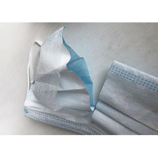 Protection Grade Disposable Dust Mask , 3 Ply Anti Pollution Dust Mask