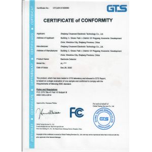 Zhejiang Chuanwei Electronic Technology Co., Ltd. Certifications