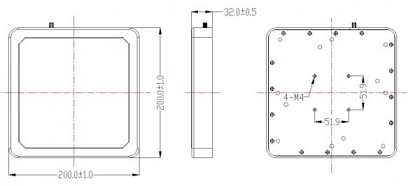 BRA-15 mounting dimensions