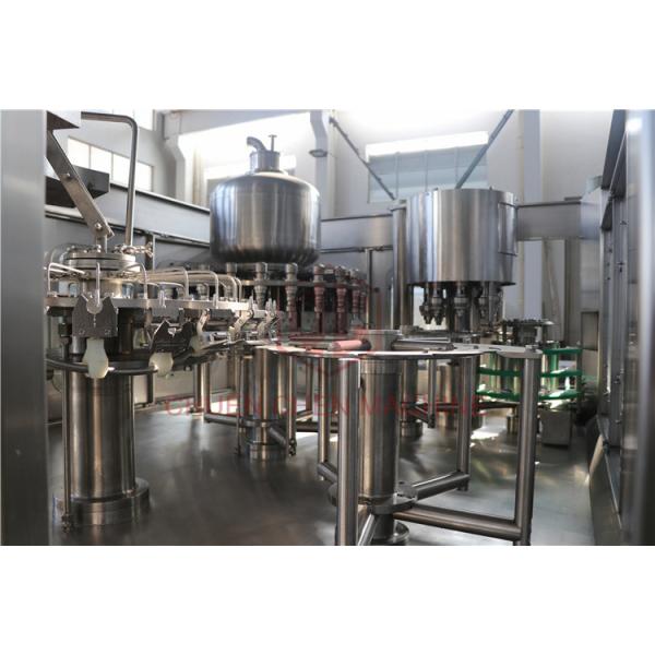 Gravity Hot Juice Filling Machine 3 In 1 Rotary Liquid Filling Machine