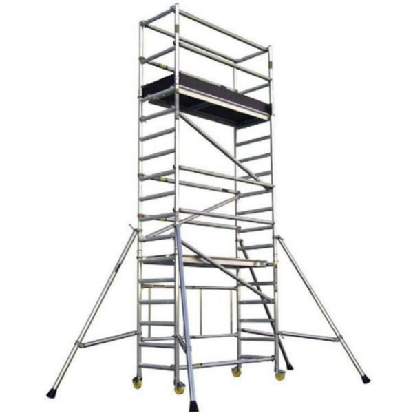 Mobile Aluminum Scaffold Tower Lightweight Aluminum Folding Scaffolding Stable