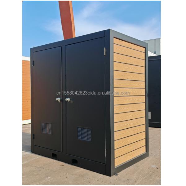 Wall 50/75/100mm Wave Sandwich Panel 20ft or 40ft Luxury Portable Shower Cabin for House or Apartment Bathroom Restroom