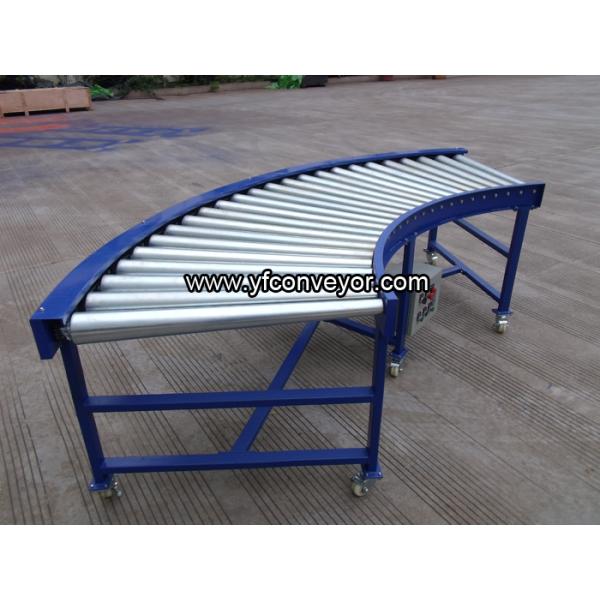 Steel Motorized Roller Conveyor,Powered Roller Conveyor,Curve Roller Conveyor