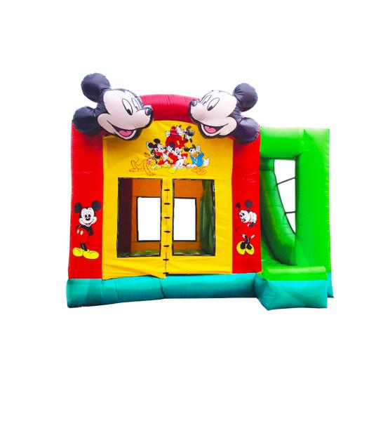 Quality Tarpaulin Inflatable Castle Themed With Mickey Mouse for sale