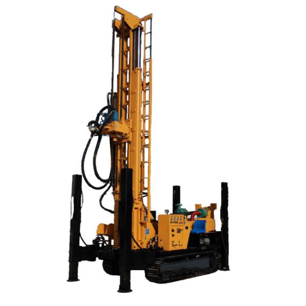 Quality 400m Depth Steel Crawler Mounted Water Well Drilling Machine 92KW Yuchai Engine for sale
