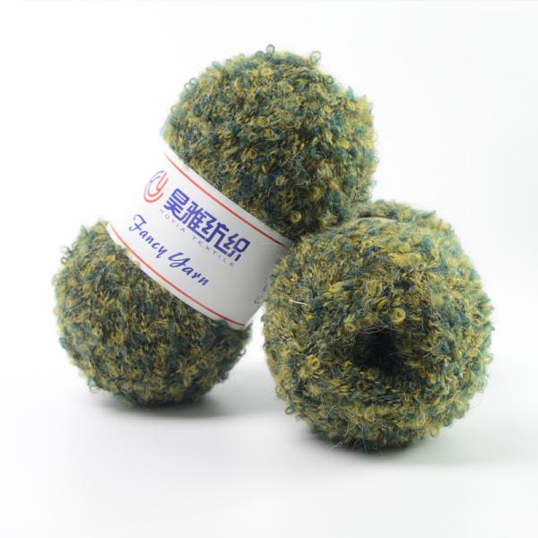 Quality Blended Acrylic Polyester Recycled Yarn For Dyed Knitting Fabric for sale