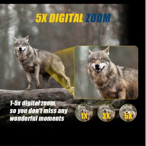 Night vision capability • High-resolution display screen • Long-range visibility