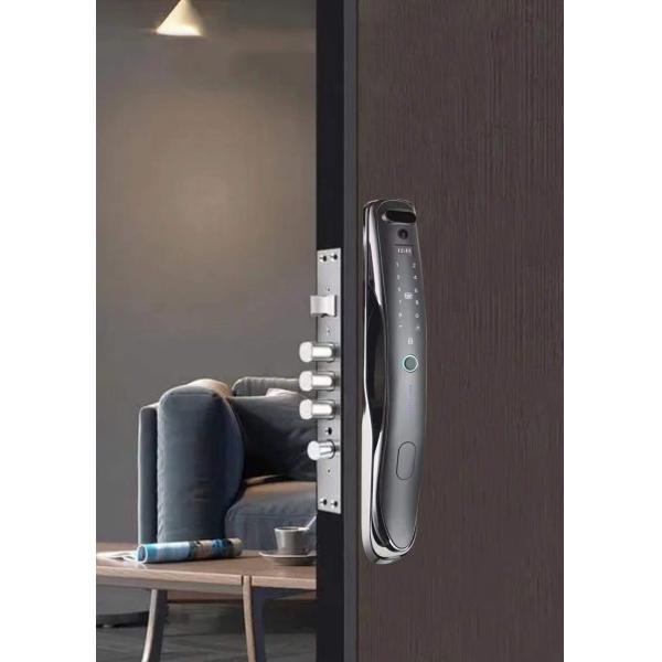 Face ID Intelligent Tuya Door Lock Intercom IC Card App Controlled Smart Door Lock