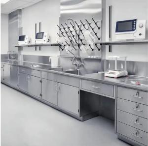 China Modern Stainless Steel Lab Bench With Smooth Surface wholesale