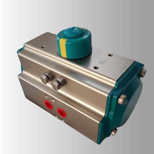 Quality Aluminum Rack And Pinion Pneumatic Actuator Double Action Single Action Rotary Actuator for sale