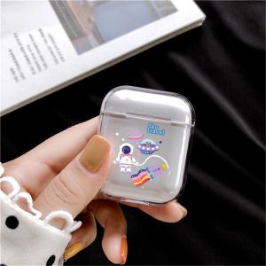 TPU Protective Airpods Pro Case Sky Travel Light Weight Full Body Transparent