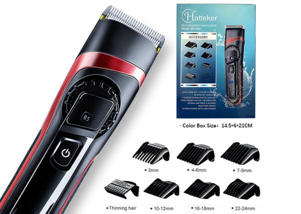 Quality 100% Waterproof Cordless Hair Trimmer LED Display Pro Home Barber Kit for sale