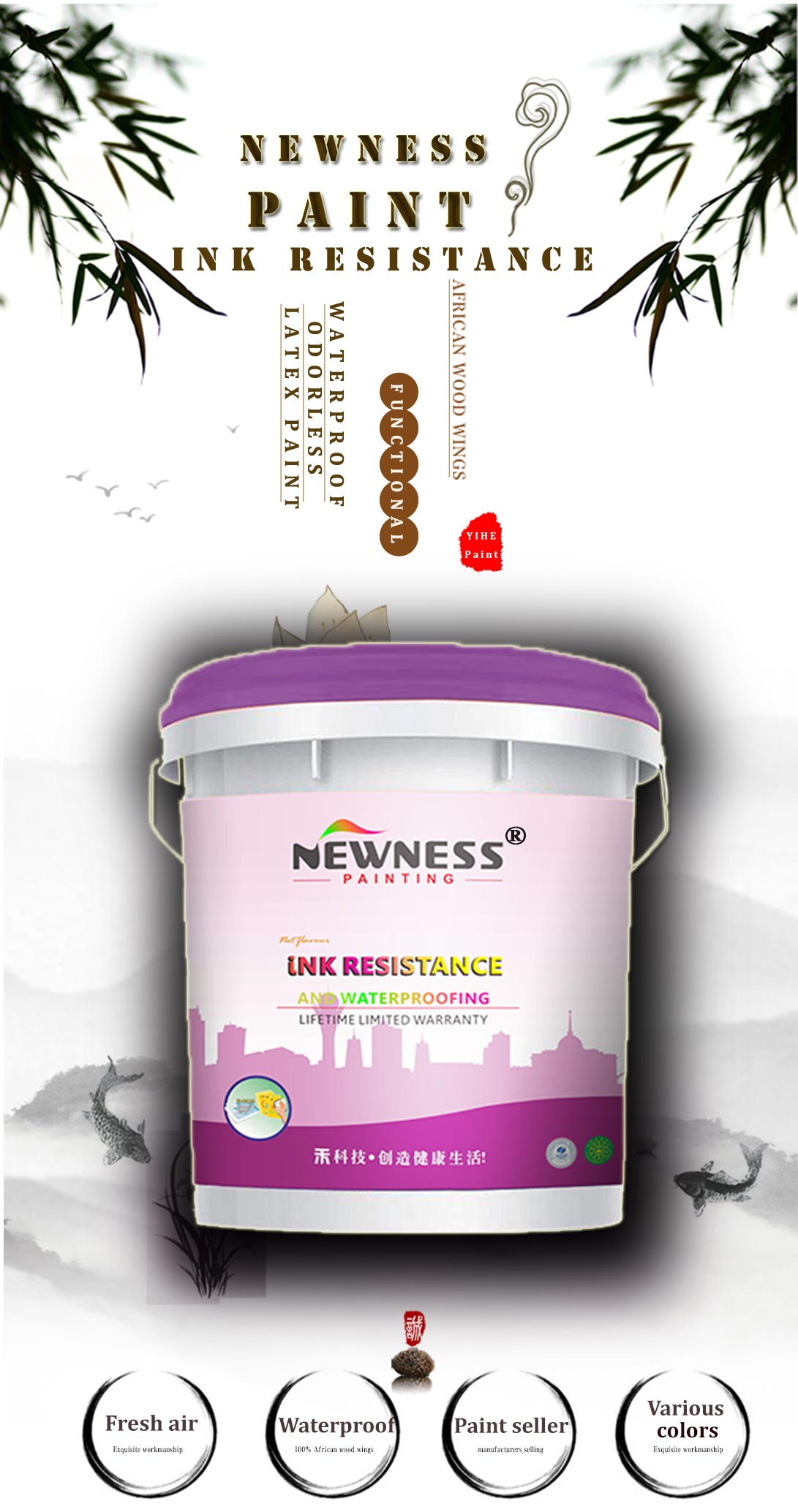 20KG Volume GOOD Interior Latex Paint Emulsion Varnish for Changzhou Building Coating