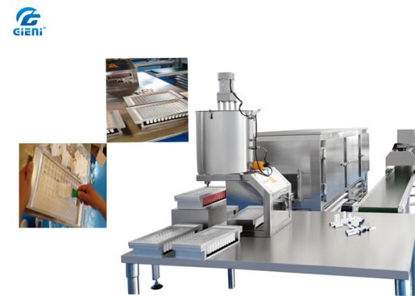 Quality Manual Lipstick Filling Machine One Nozzle With Multi Cavities Mould for sale