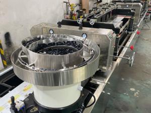 250 Segments / Min Three Side Seal Pouch Making Machine With Slide Zipper