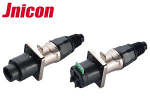 China Dual Ethernet Port RJ45 Waterproof Connector Plug And Socket With PCB IP65 wholesale