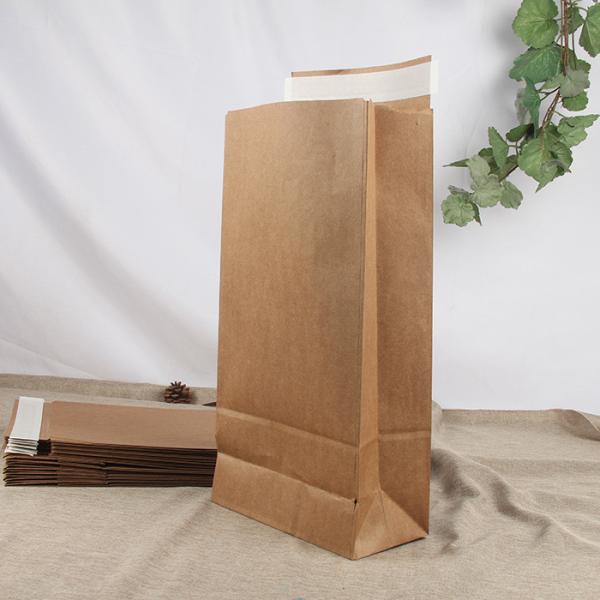 15x20cm Square Bottom Paper Bag Sturdy Eco Friendly Shipping Envelopes
