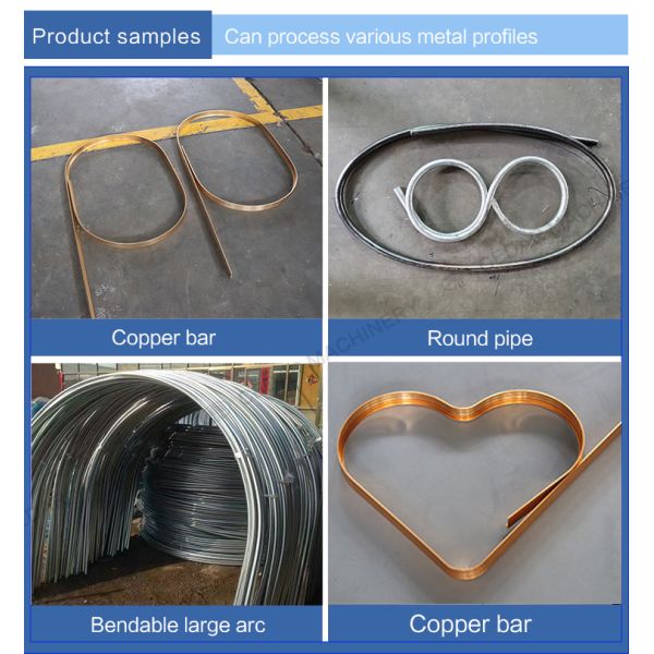 Round SS Steel Iron Chair Pipe Bending Machine PVC Pipe Bending Machine