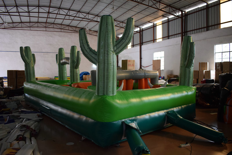 China Small Wild West Inflatable Sport Games / Inflatable Obstacle Course For Kids Under 5 Years wholesale