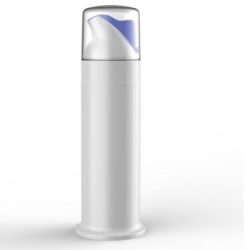Quality Cosmetic Packaging Tube 100ml Pp Airless Pump Toothpaste Container with Transparent Lid for sale