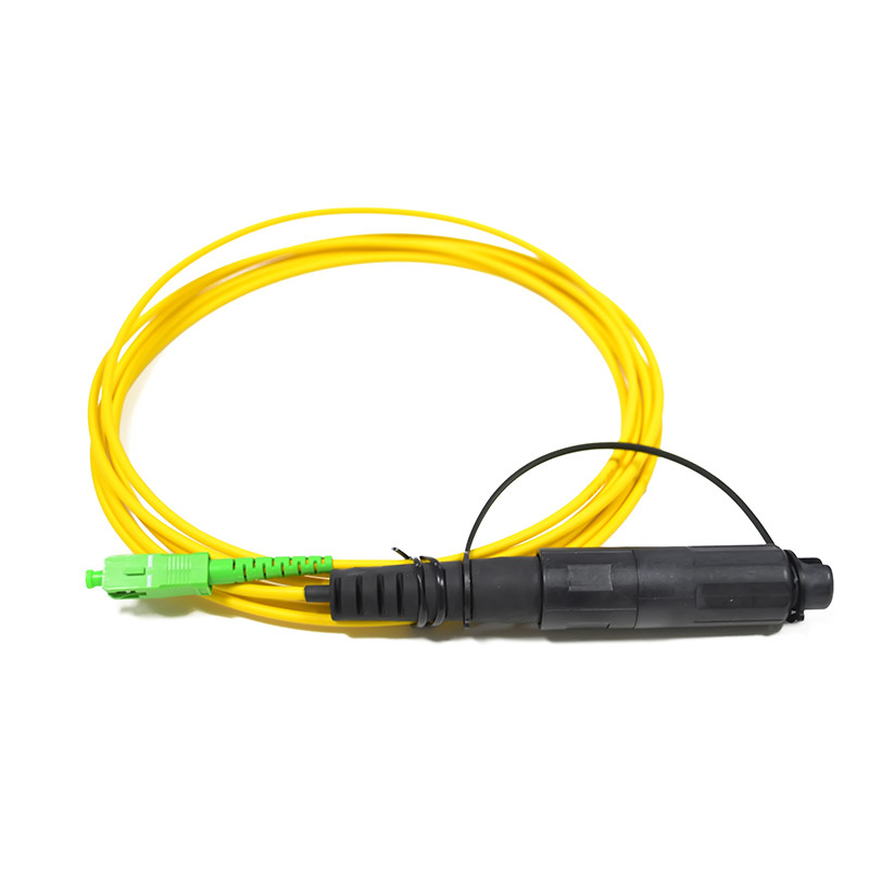 China G657A1 H Connector SC APC 4.6mm SM Fiber Optic Patch Cords wholesale