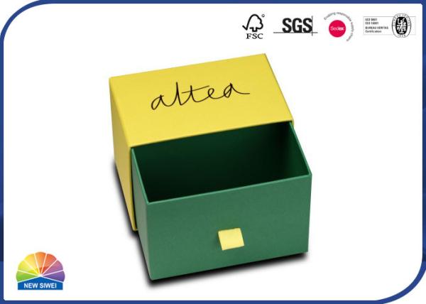 Quality Tea Coffee Cardboard Drawers Slide Open Boxes With Printing for sale
