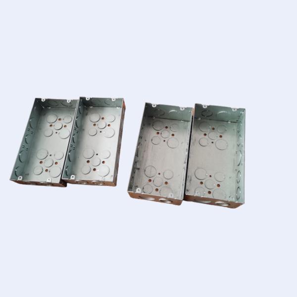 Quality Pre Fabrication Electrical Conduit Junction Box 1.60mm Thickness Welded Finish for sale