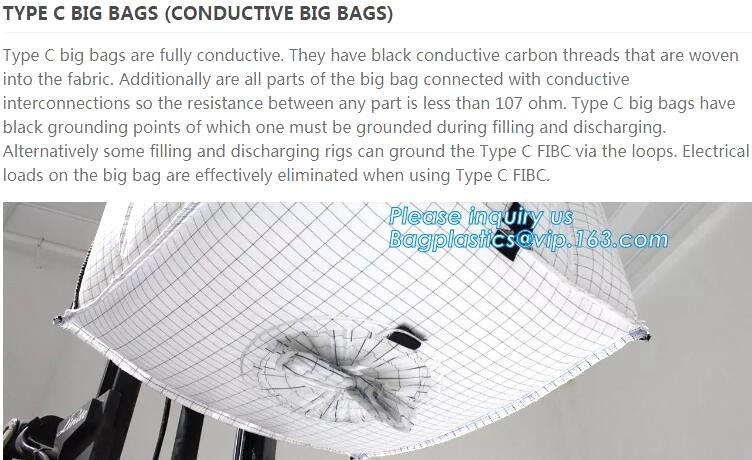 customizable PP u-panel baffle big bag /coated white woven PP jumbo bag/ventilated 4 panel baffle bag/all colors availab