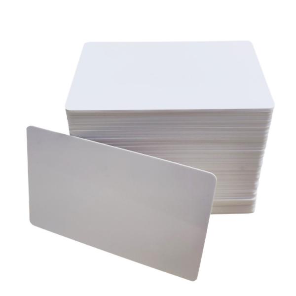 Quality White Glossy 0.38mm Thickness PVC ID Card for sale