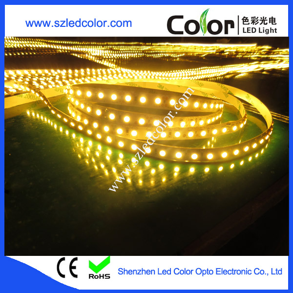 golden yellow led strip 3528 dc12 24v