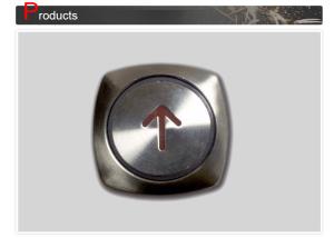 China Size 38 X 38 Mm Square Elevator Push Button With Special Filing Process wholesale