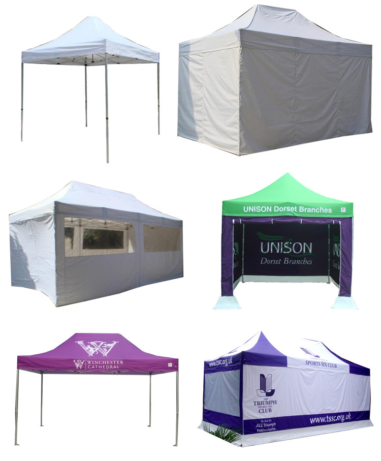 Waterproof 4X6 Promotional Pop Up Tents , Anti UV Display Canopy Tent