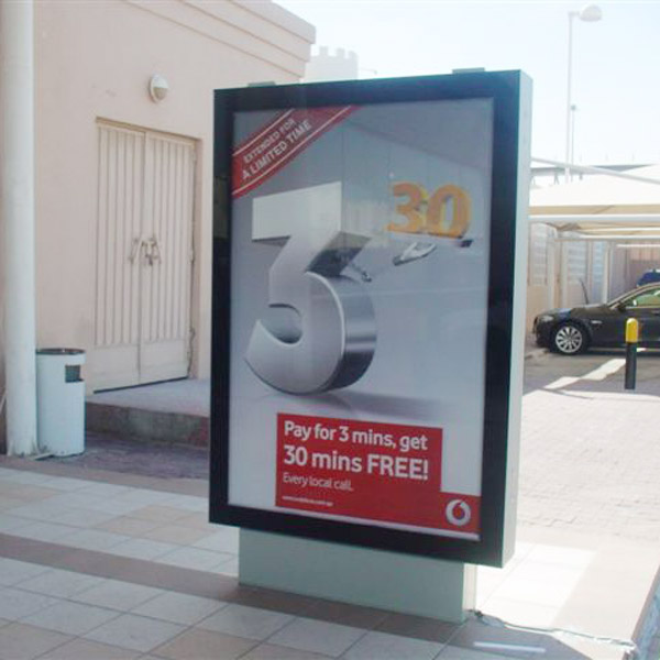 Double Sided Scrolling Light Box Standing , A1 LED Lightbox With Scroll