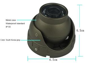 Analog / AHD / IP Car Reverse Camera System With Night Vision Portable 140 Degree