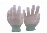 Conductive Non Static Gloves , Static Resistant Gloves Nylon Material