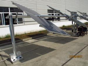 Hot Rolled Coils Solar Panel Mounting Structure Double Axis Tracker System