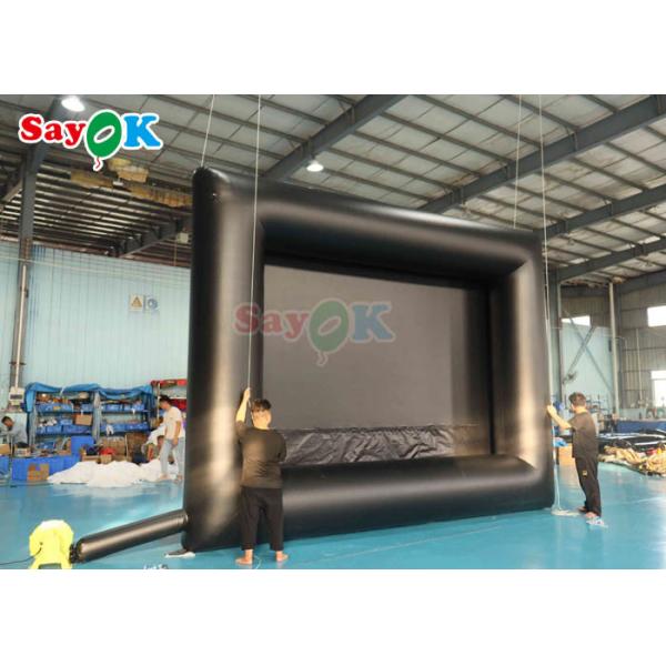 Portable Giant Entertainment Inflatable Movie Screen 16ft Open Air Cinema Screen