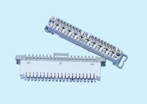 China 10 Pair Disconnection Module Plastic Materials / Phosphor Bronze Or Brass Contact on sale