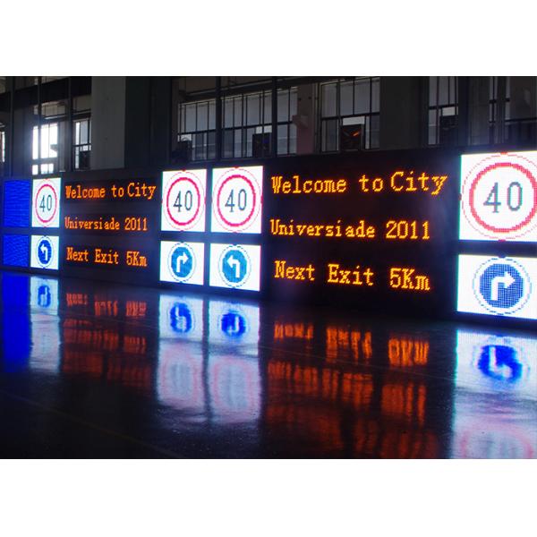 DIP P16 Motorway VMS Signs Safety Information Digital LED Board
