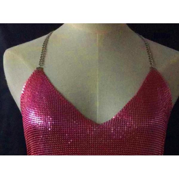 Scale Mesh Curtain with Unique Texture and Bright Surface