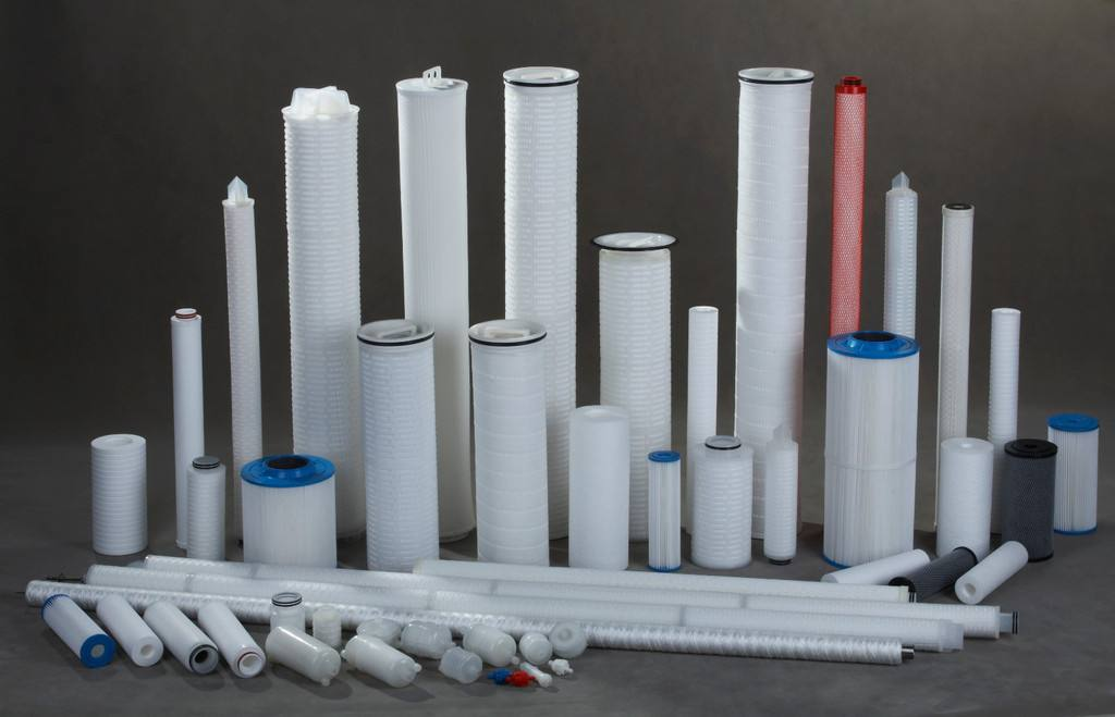 1kg Weight OD 68.5mm Folding Filter Pleated PP Filter Cartridge for Filtration