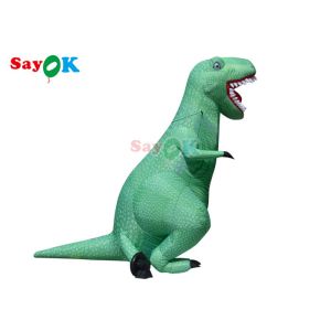 China Customized Inflatable Cartoon Characters Moving Costume Inflatable Mascot Dinosaur wholesale