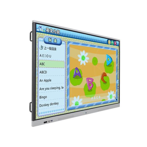 Multitouch Interactive Digital Screen 350 Nits 65 Inch Interactive Display FCC