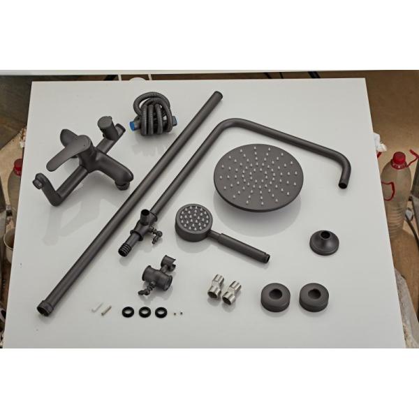 Cold Hot Water Mixer Gray ODM Rain Shower Faucets