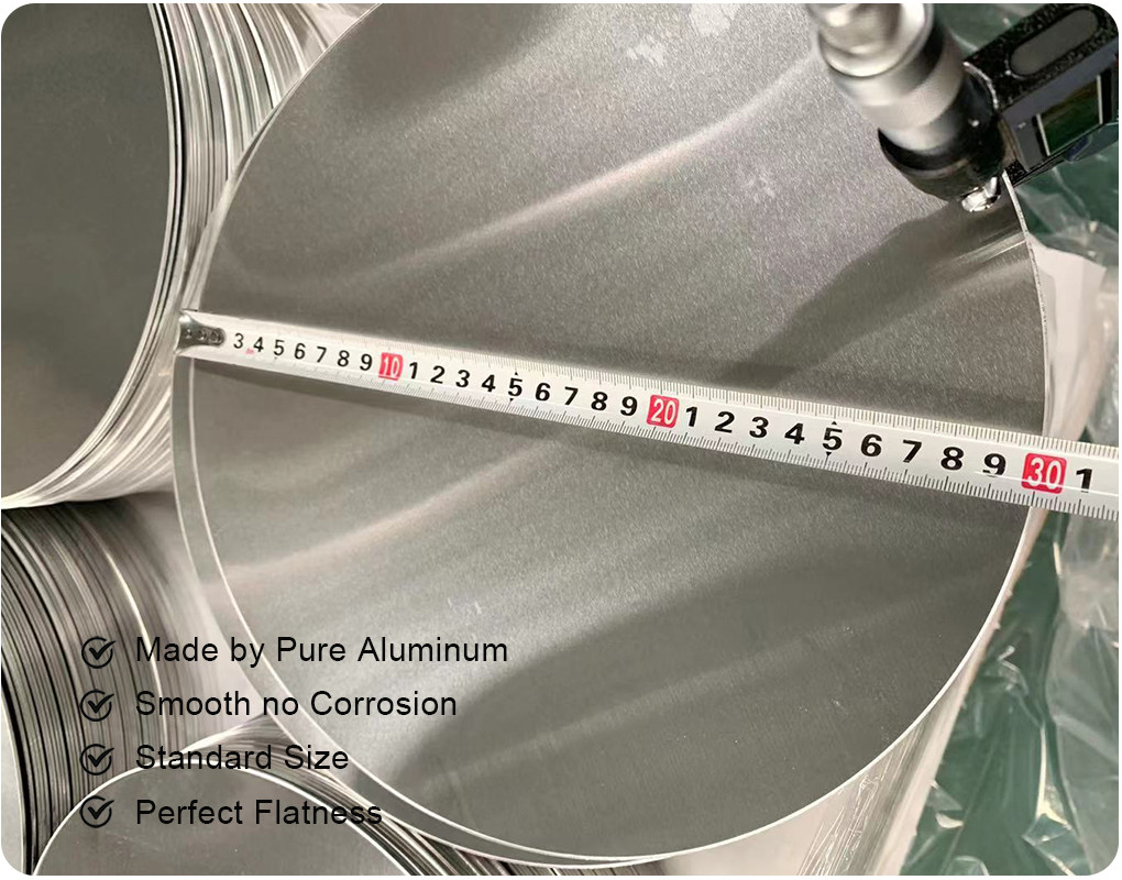 25mm 30mm Round Disc 1050ho A3003 Aluminum Sheet Pan Aluminum Circle For Pan Non Stick