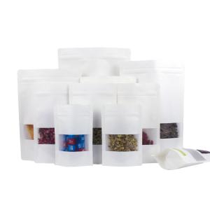 China food packaging bag resealable standup k write kraft paper bag wholesale