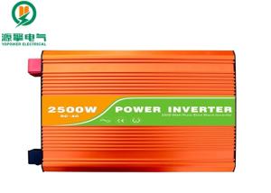 Orange Color Pure Sine Wave Power Inverter 2500W With High Frequency Transformer